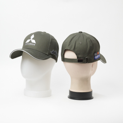  Бейсболка мужская Replica MITSUBISH хлопок изумруд